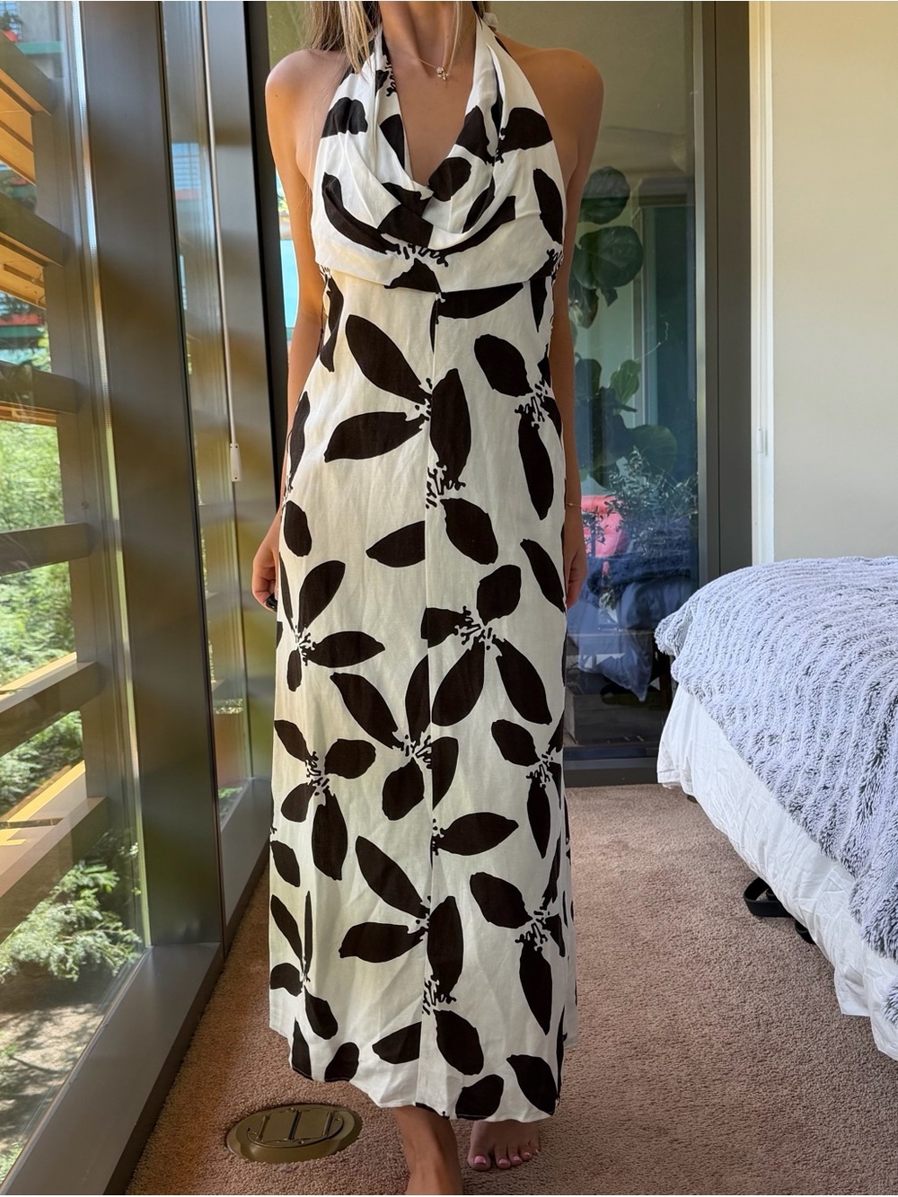 Significant Other Linen Summer Maxi Dress